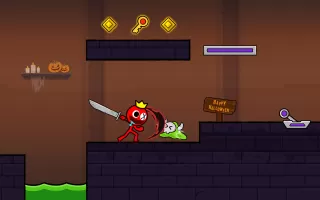 Red Stick Boy: Adventure Game