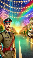 Men Police Suit Lyrical Editor