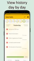 Daily actions tracker