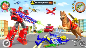 Ambulance Dog Robot Mech Wars