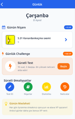 Yol nişanları 2026