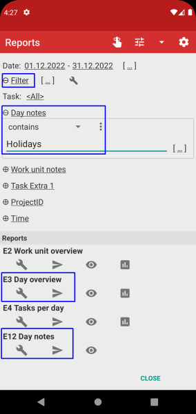 Time Recording - Timesheet App