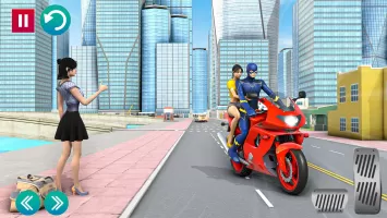 Superhero Bike Taxi Bike Games