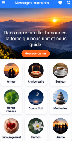 Messages touchants le cœur