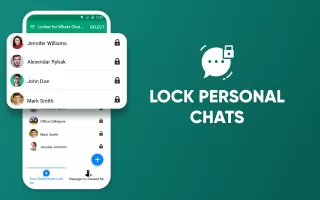 Locker for Whats Chat App