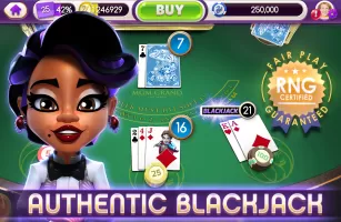 myVEGAS BlackJack 21 Card Game