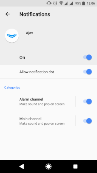 Ajax Security System