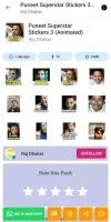 Puneet Superstar Stickers