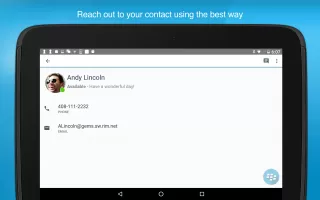 BlackBerry Connect