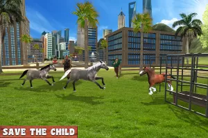 Wild Horse Simulator Game