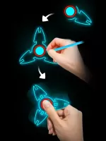 Draw Finger Spinner