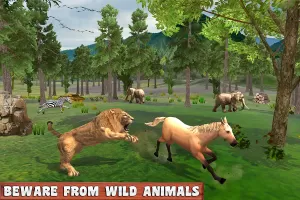 Wild Horse Simulator Game