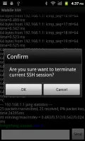 Mobile SSH (Secure Shell)