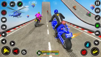 Police bike Stunt Bike Racing