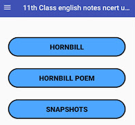Class 11 English NCERT Notes