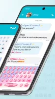 Blue Words, Stylish Fonts text