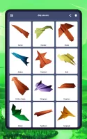 Origami aircraft, paper