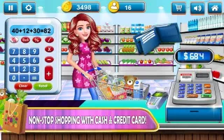 Supermarket Cash Register Sim