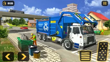 Trash Dump Truck Driver Game