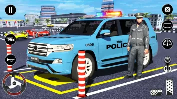 Police Prado Parking Car Games