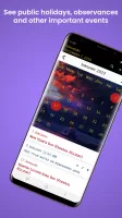 US Calendar with Holidays