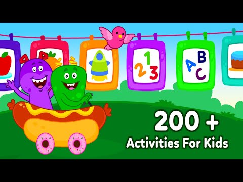 Chomping Monsters Preschool Games for Kids | Toddler Games | Kids Apps | KidloLand