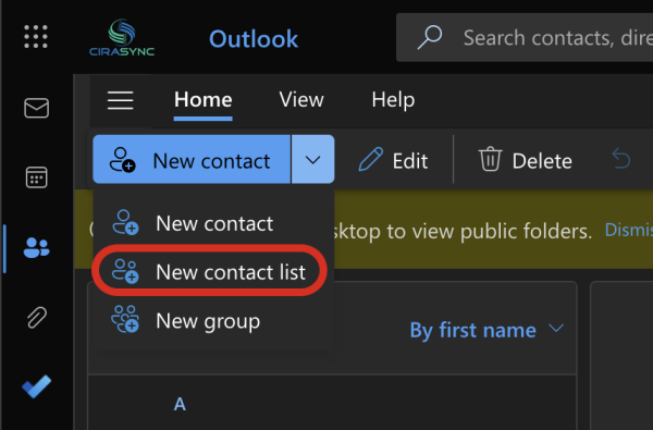 How to Create a Contact Group in Microsoft Outlook？
