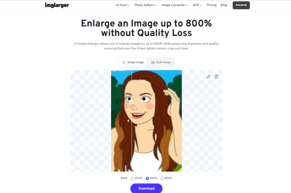 AI Enlarger: for Photo & Anime