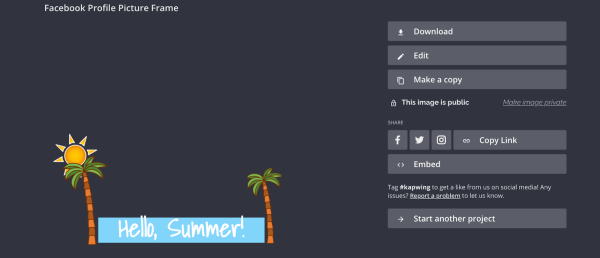 How to Make a Facebook Profile Picture Frame？