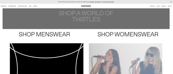 SSENSE: Luxury Shopping