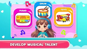 Princess Pink Piano Music Game