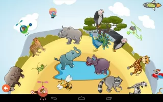 Kids puzzle games. Animal game