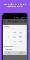 Birthdays & Events Reminder