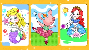 Princess Coloring Book Games