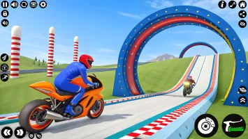 Superhero Bike Stunt Games 3D