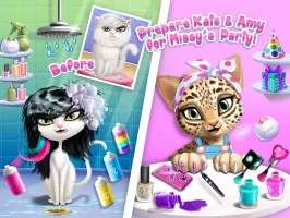 Cat Hair Salon Birthday Party