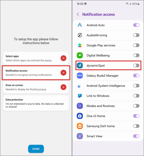 dynamicSpot a Dynamic Island