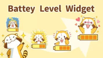 Battery widget Araiguma-rascal