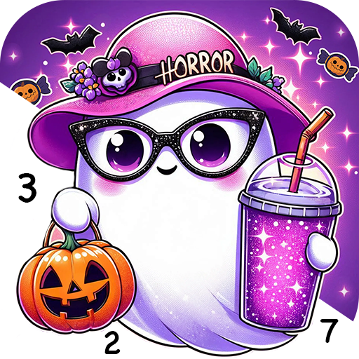 Halloween Color by Number Game