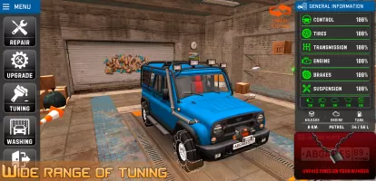 Russian Car Driver Uaz Hunter