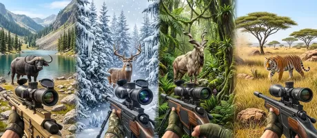 Deer Hunt Gun Games Offline