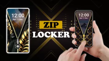 Gold Zip Locker