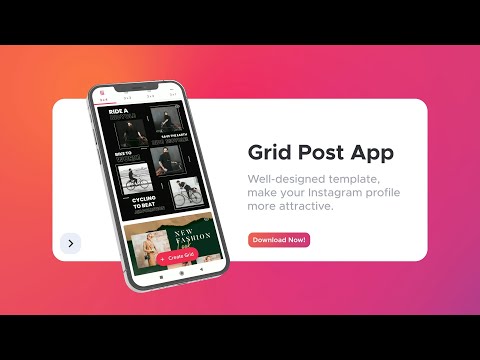 How to make an INSTAGRAM PUZZLE feed with Grid Post App - Fast & Easy Grid Maker for Instagram