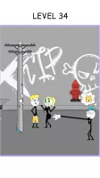 Thief Stick Puzzle: Man Escape