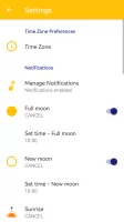 Calendar - Sun & Moon