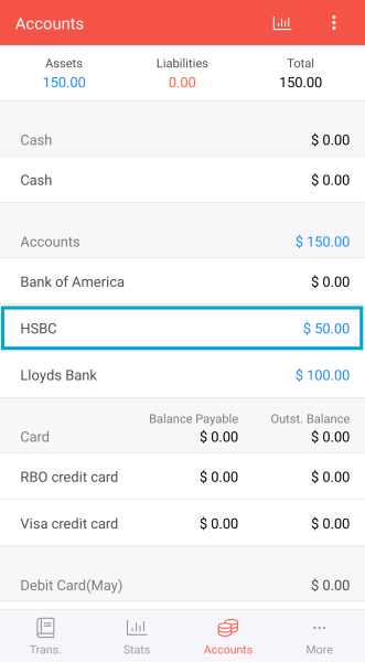 Money Manager Expense & Budget