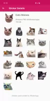 Cat Memes Stickers WASticker