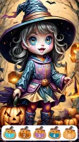 Halloween Color by Number Game