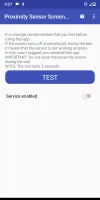Proximity Sensor Screen Lock