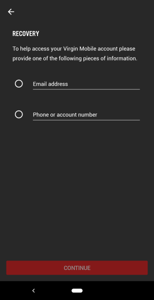 Virgin Plus My Account